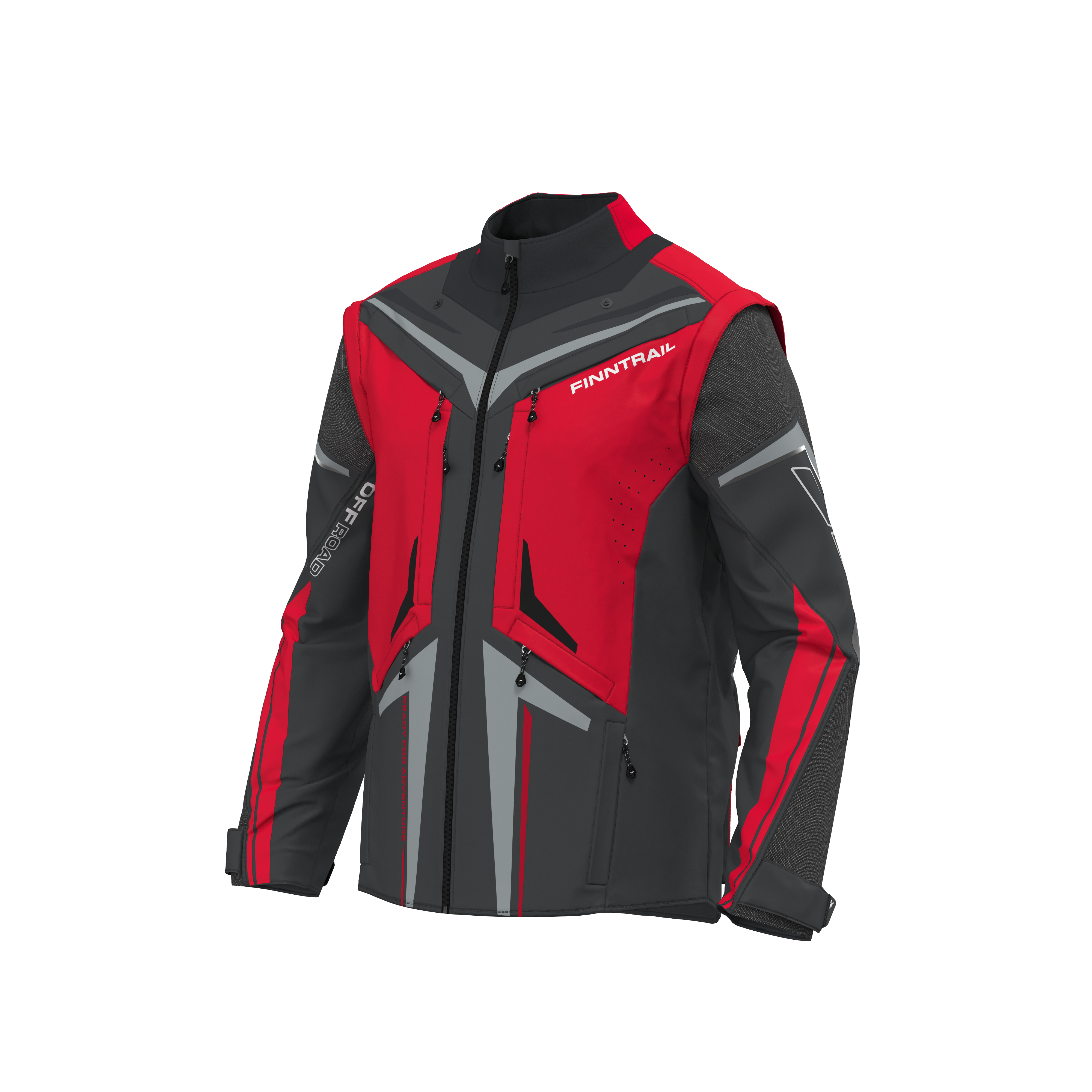 ENDURO GraphiteRed 1308 JACKET | FINNTRAIL Online Shop