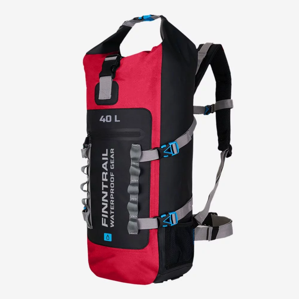LAKE OF FIRE Rucksack Mit Kordelzug: Große Sporttasche Für Fitness, Reisen & Camping – Wasserdicht & USB-Port