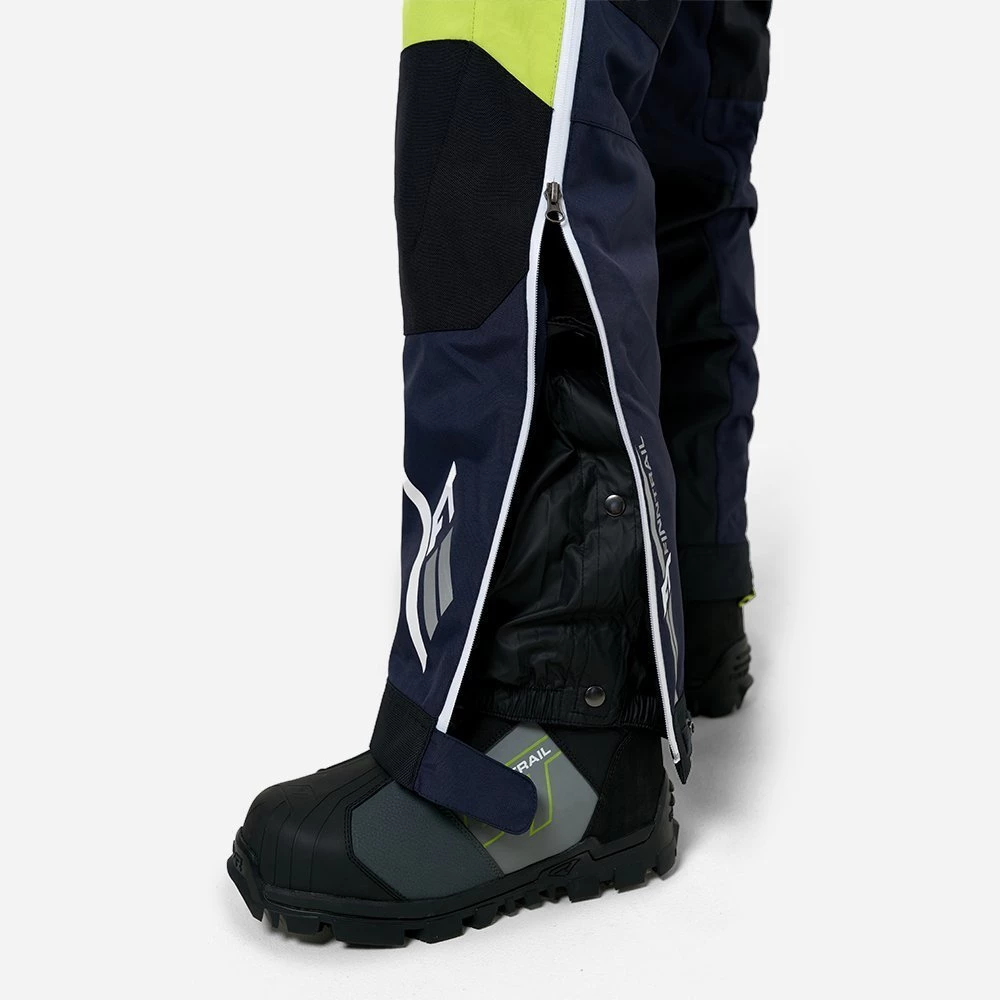 BACKCOUNTRY DarkGreyLime 3901 Snowmobile overall | Finntrail