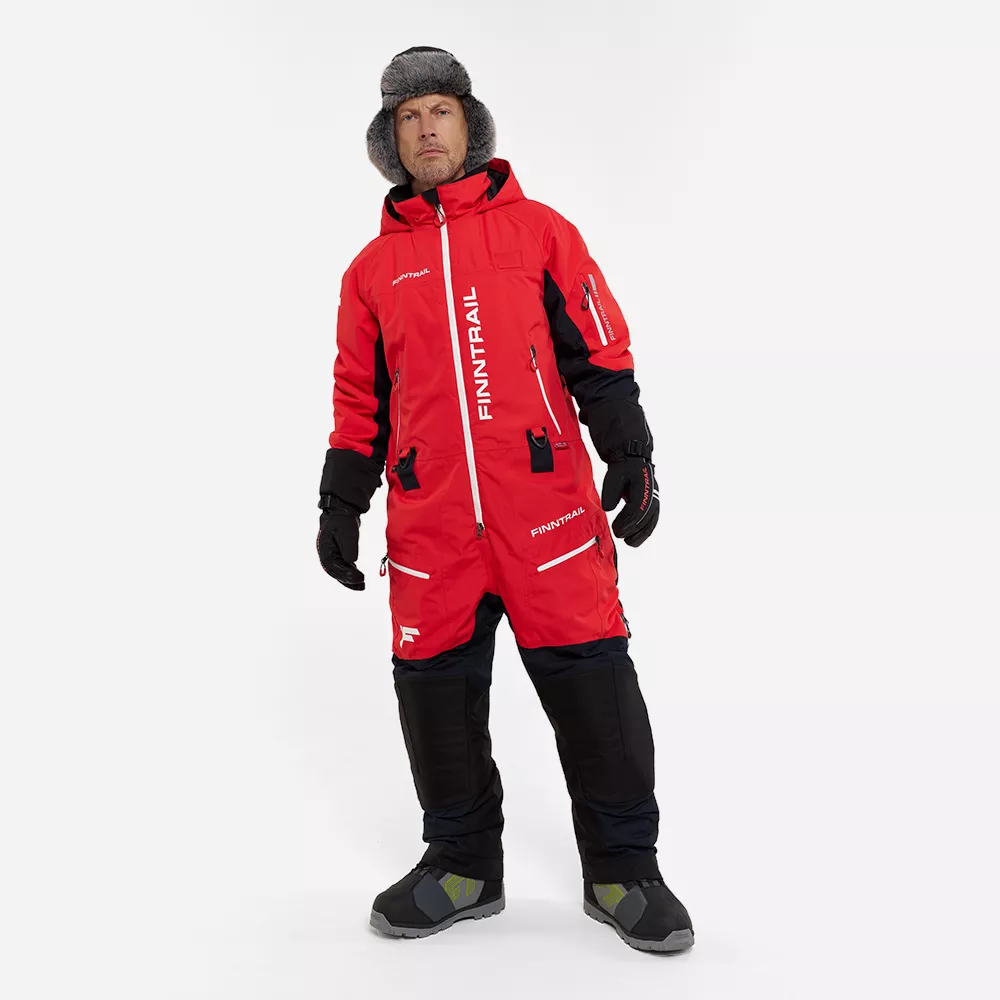 WIDETRACK Red 3852 Snowmobile overall | FINNTRAIL Online Shop