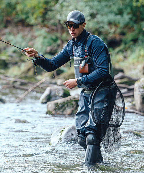 Wade fishing