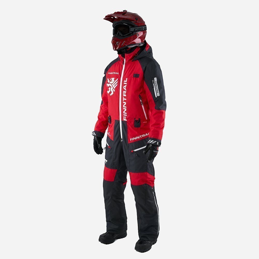 FLOAT 22 Red 3902 Snowmobile overall | Finntrail Online Shop