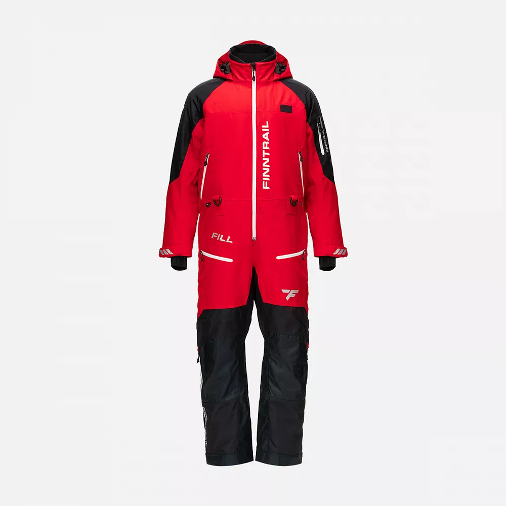 FLOAT 22 Red 3902 Snowmobile overall | FINNTRAIL Online Shop
