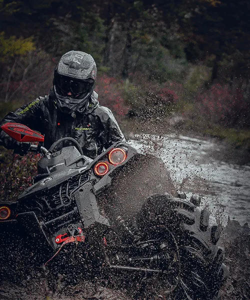 Mud riding
