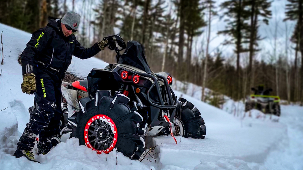 atv riding in cold