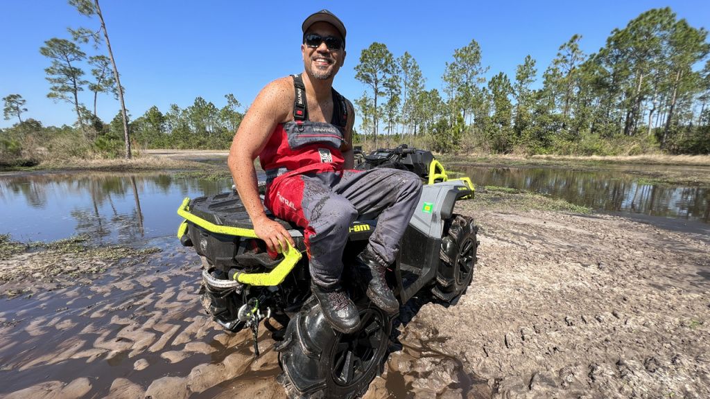 ride atv in the summer