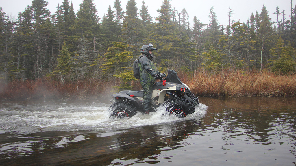 atv riding in fall