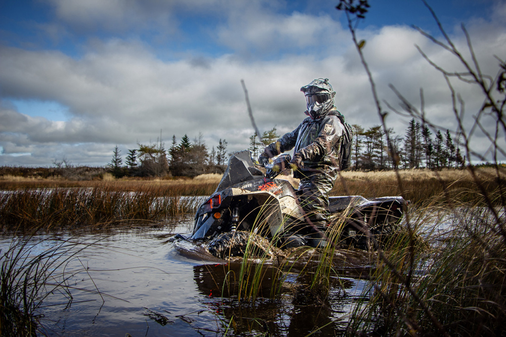 atv riding in water waterproof gear