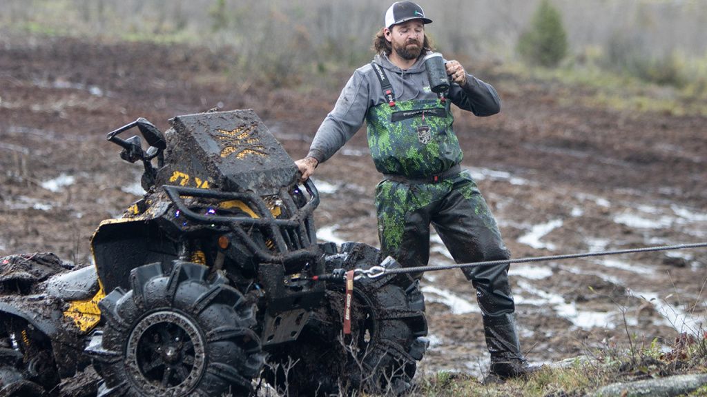 atv with winch