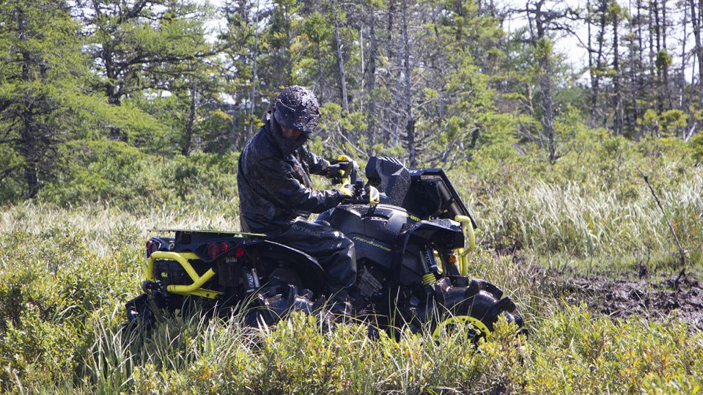 man atv backfiring