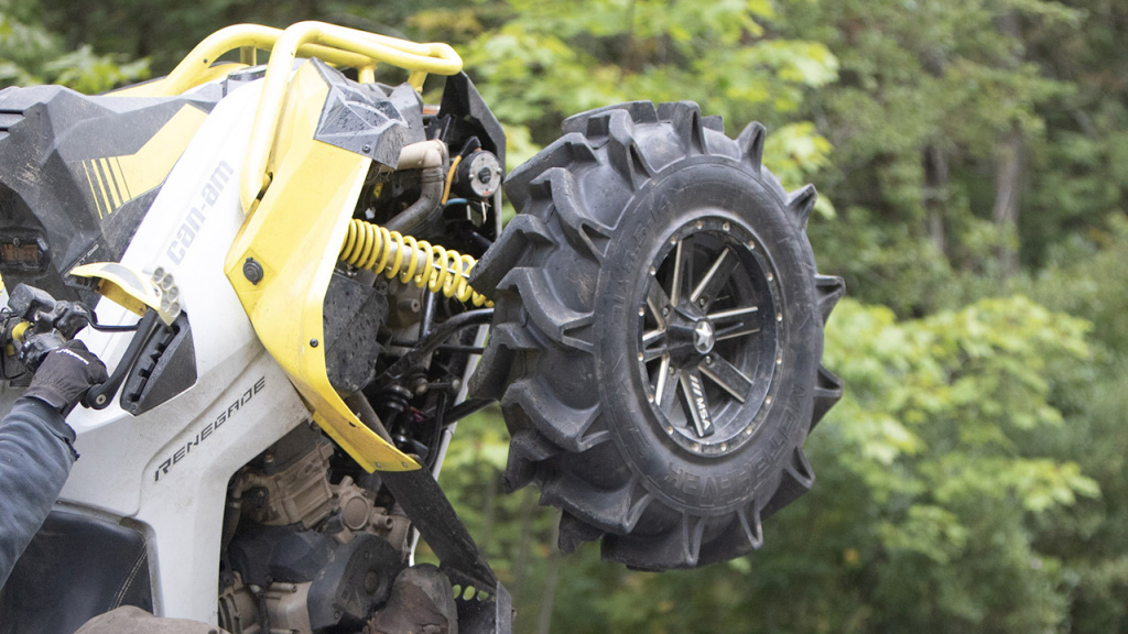 atv shocks wheelie