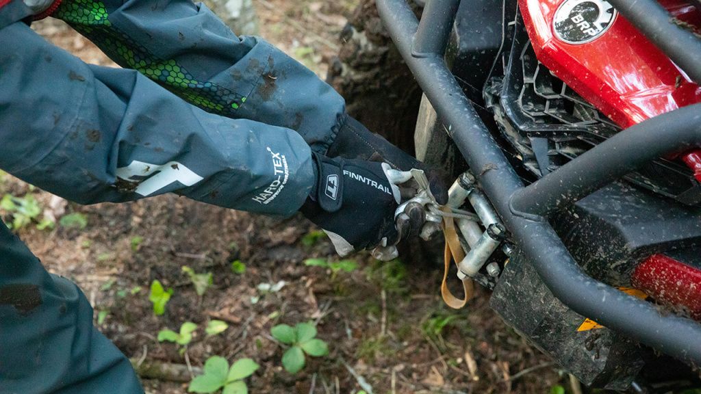 atv and winch