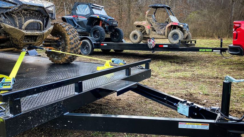 deckover trailers and atv