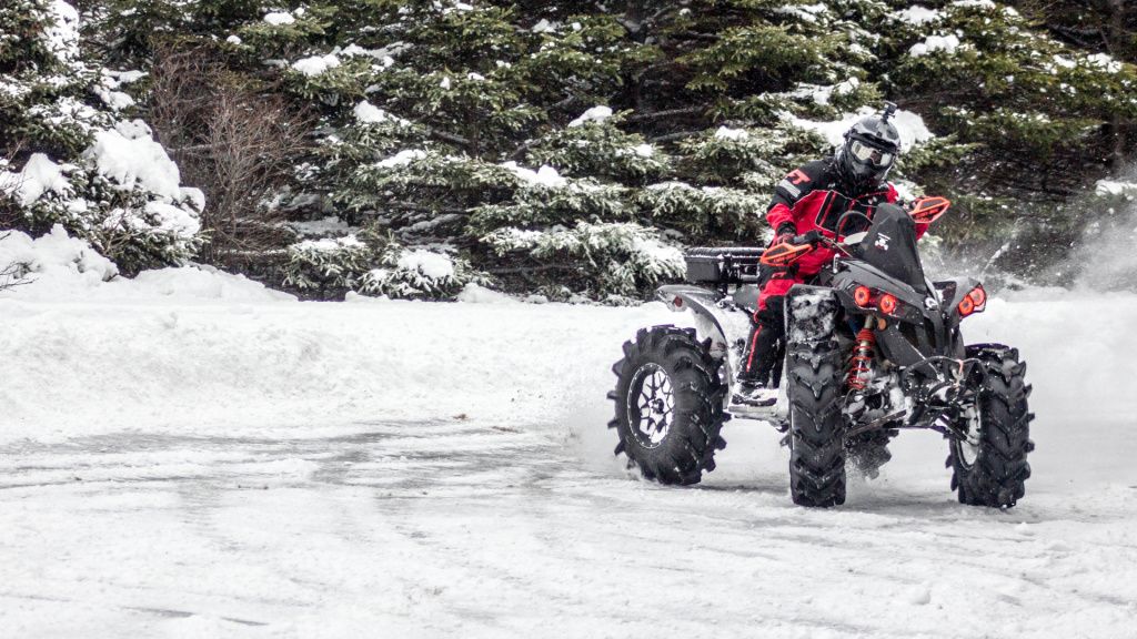 drive an atv on ice