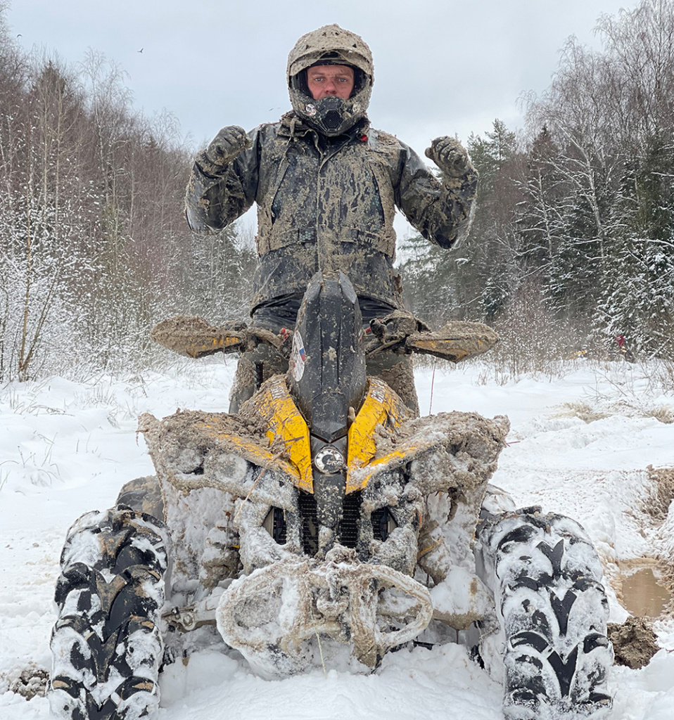 atv winter riding