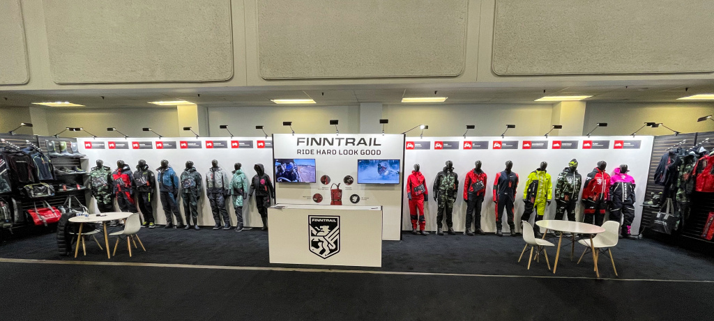 the official FINNTRAIL exhibition booth