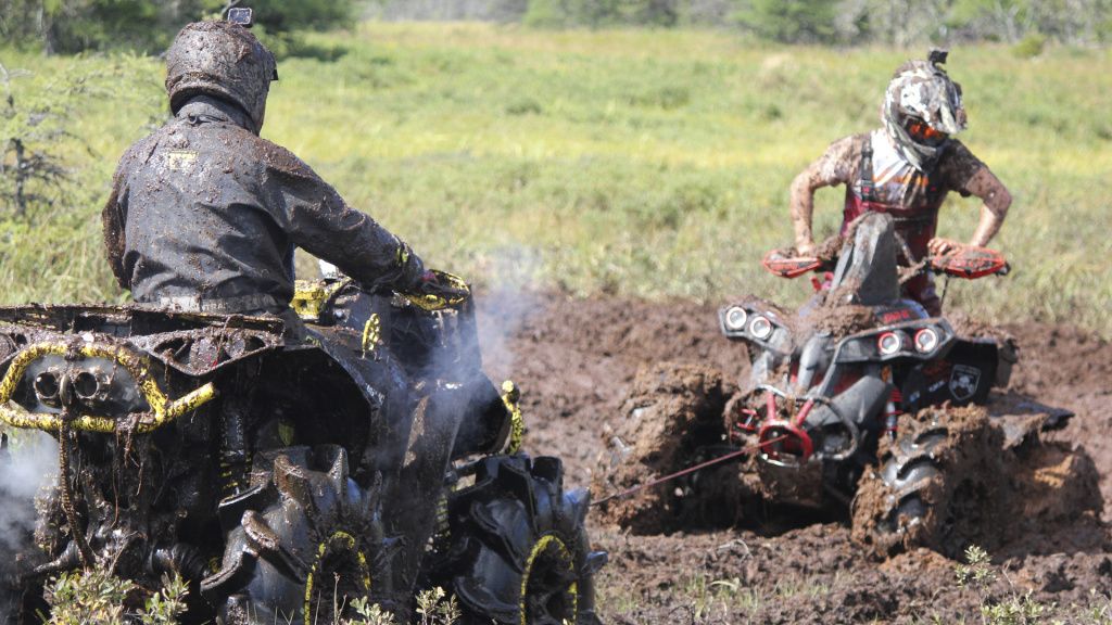 ATV in the mud