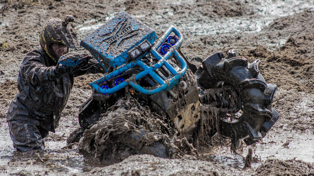 unstuck atv in mud