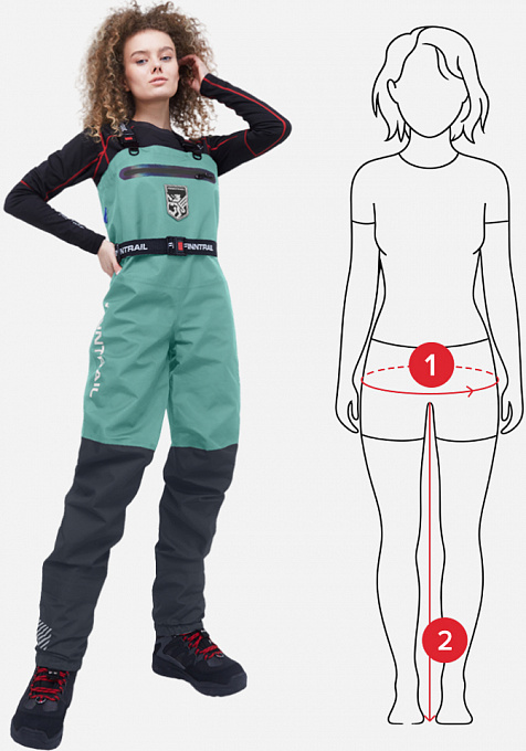 Femmes Waders Taille