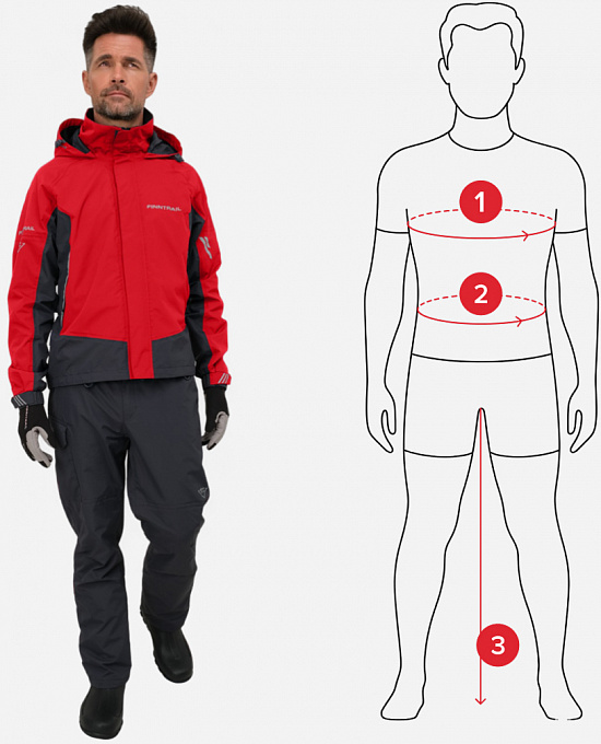 Men Jackets, suits, thermals Size