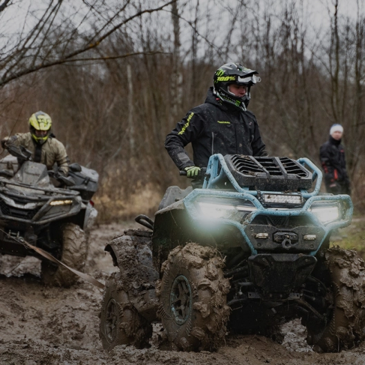 Mud riding