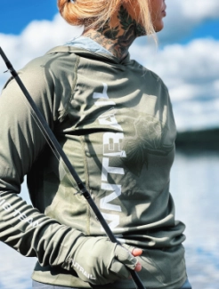 LONGSLEEVE WAVE BIG FISH Khaki