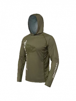 LONGSLEEVE WAVE BIG FISH Khaki