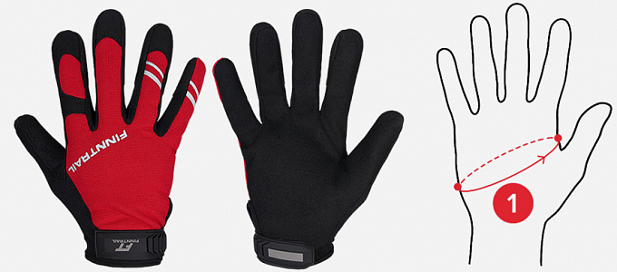 Men Gloves Size