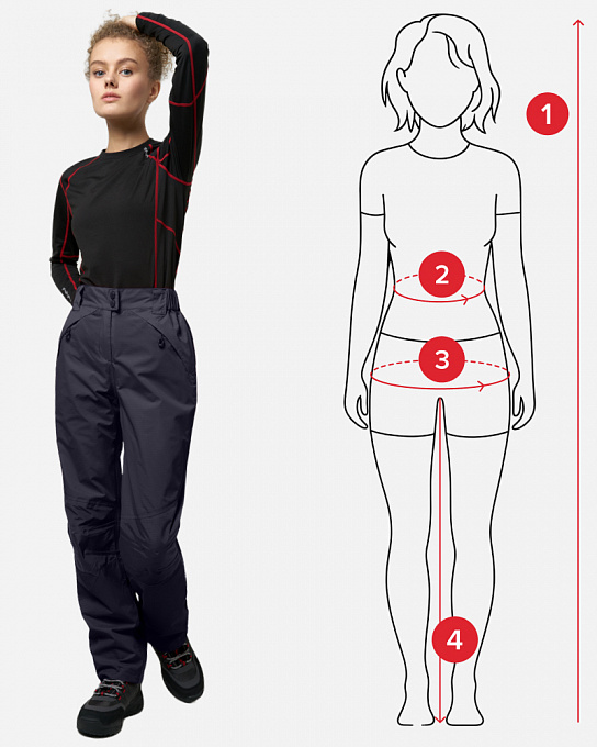 Frauen Pants Größe