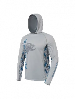 LONGSLEEVE WAVE BIG FISH Grey