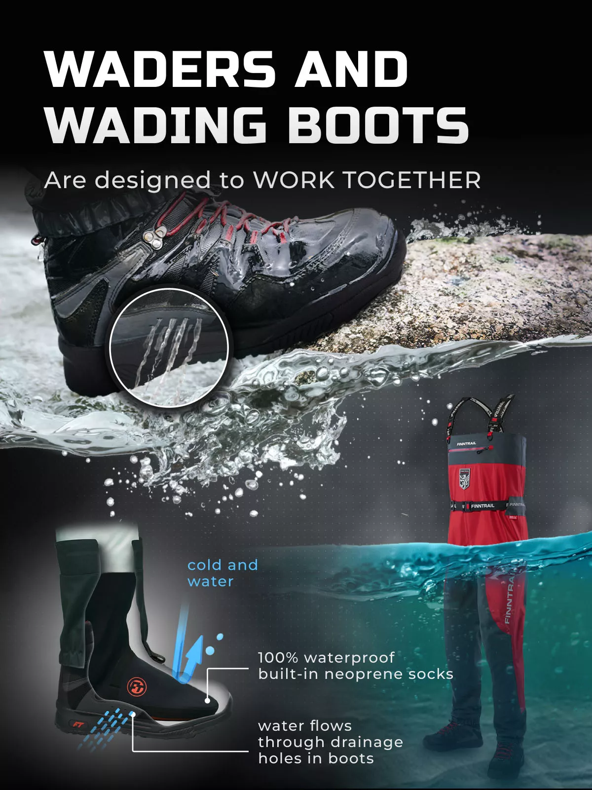 Wading boots SPEEDMASTER New 5228 10 Footwear