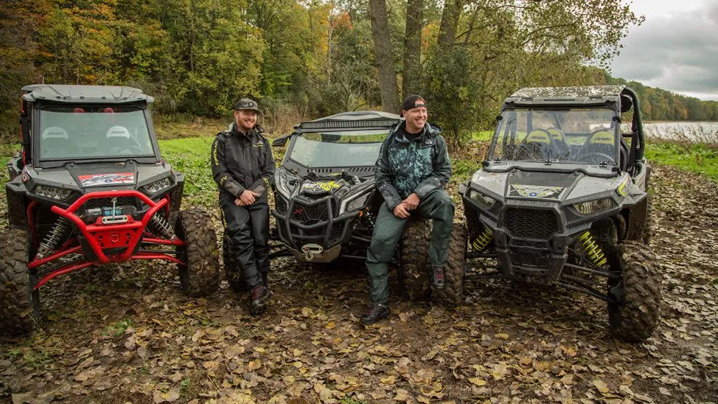 utv riders ready for trip