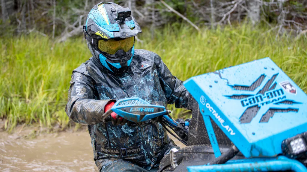 Helmet for store atv trail riding