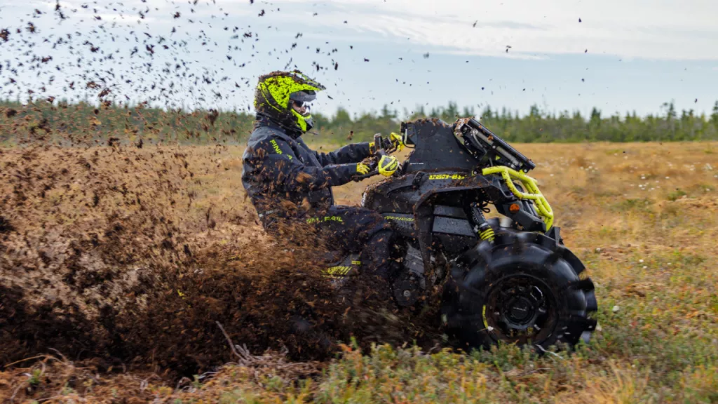 atv riding gear for mud and muskeg