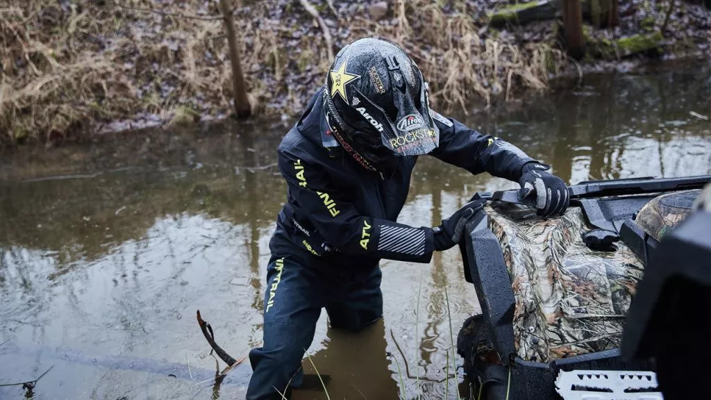 to fix atv out in water