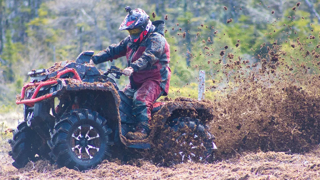 atv mud riding