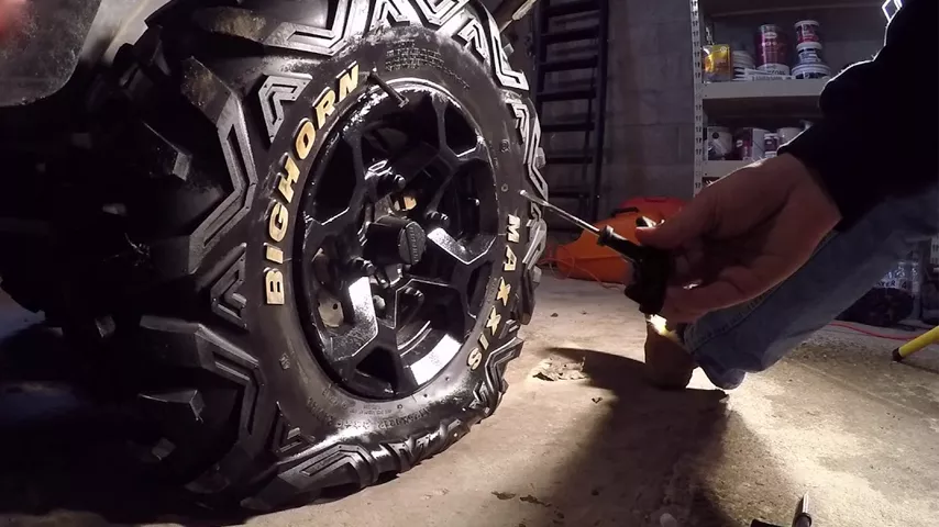flat atv tire repair